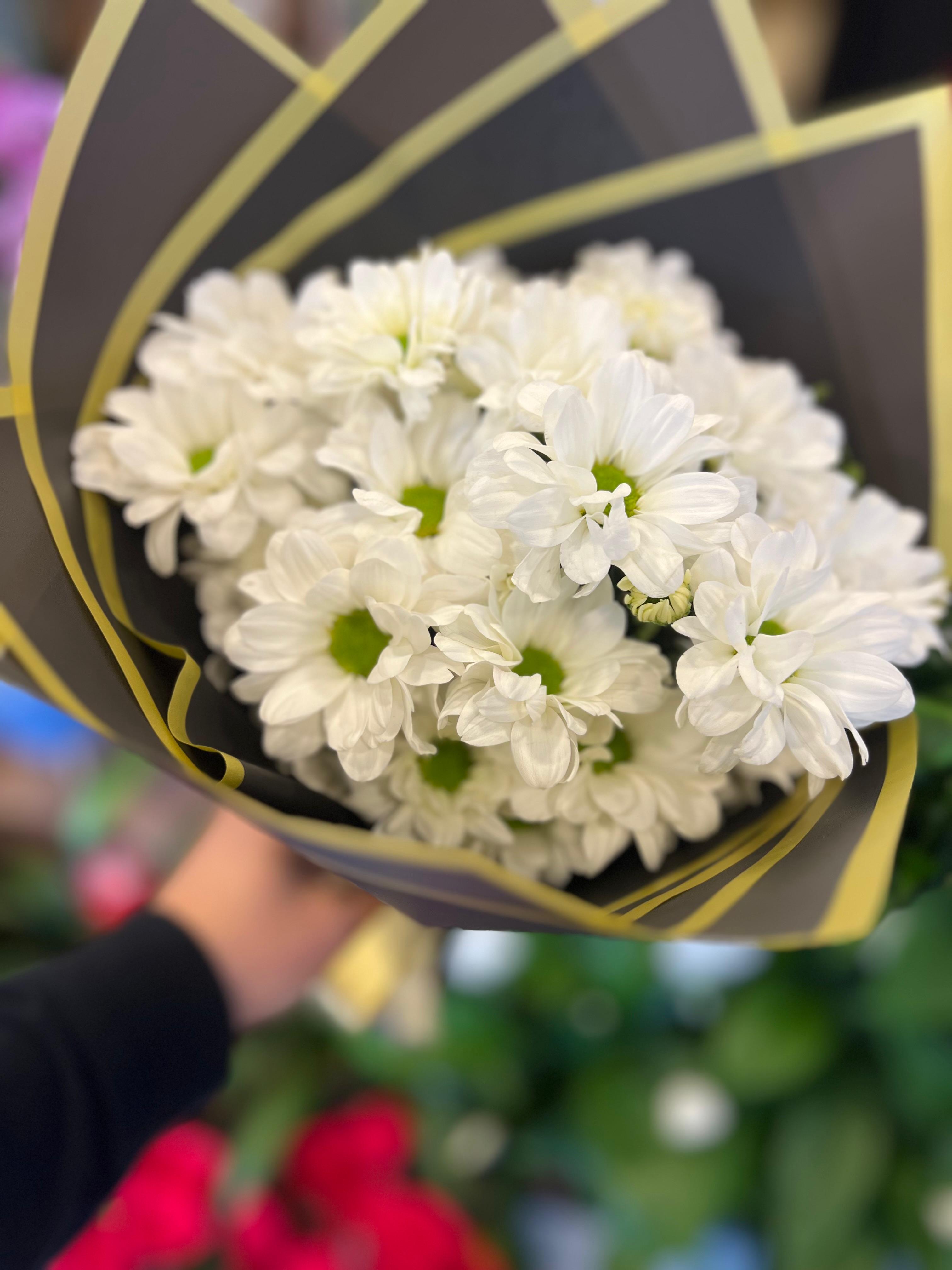 Beyaz Papatyalar Çiçek Buketi