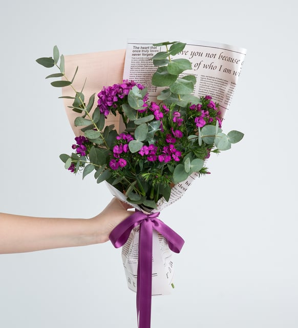 Tasarım Gazete Kağıtta Hüsnüyusuf Buketi