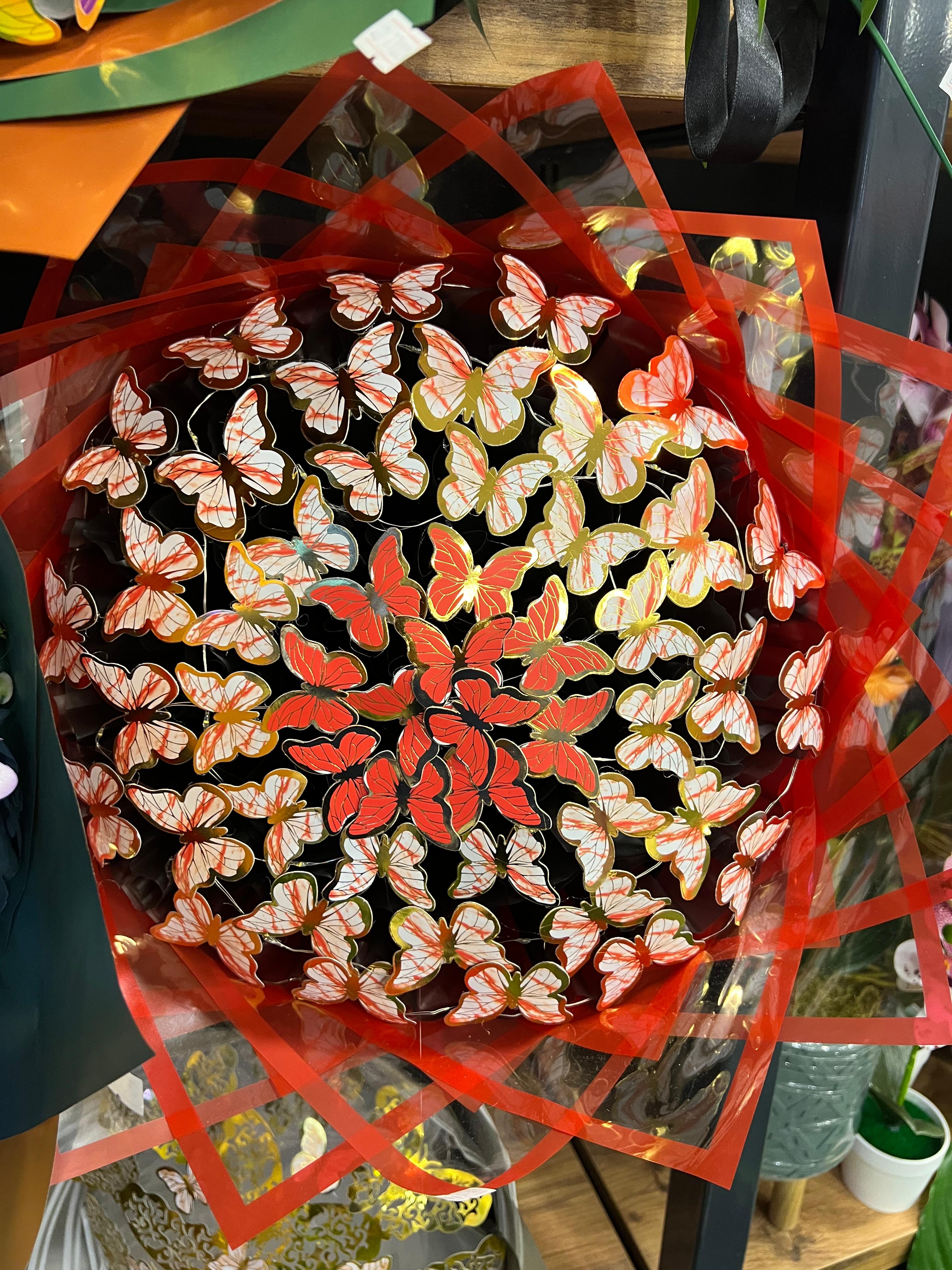 Büyük Kelebek Buketi Ledli