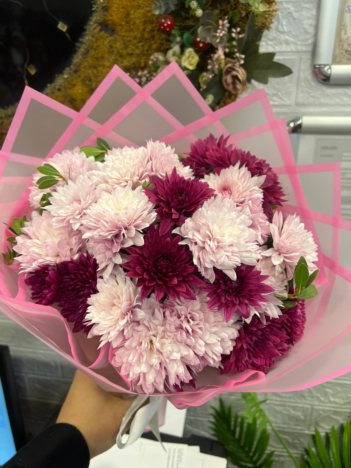 Canlı Kasımpatı Buketi