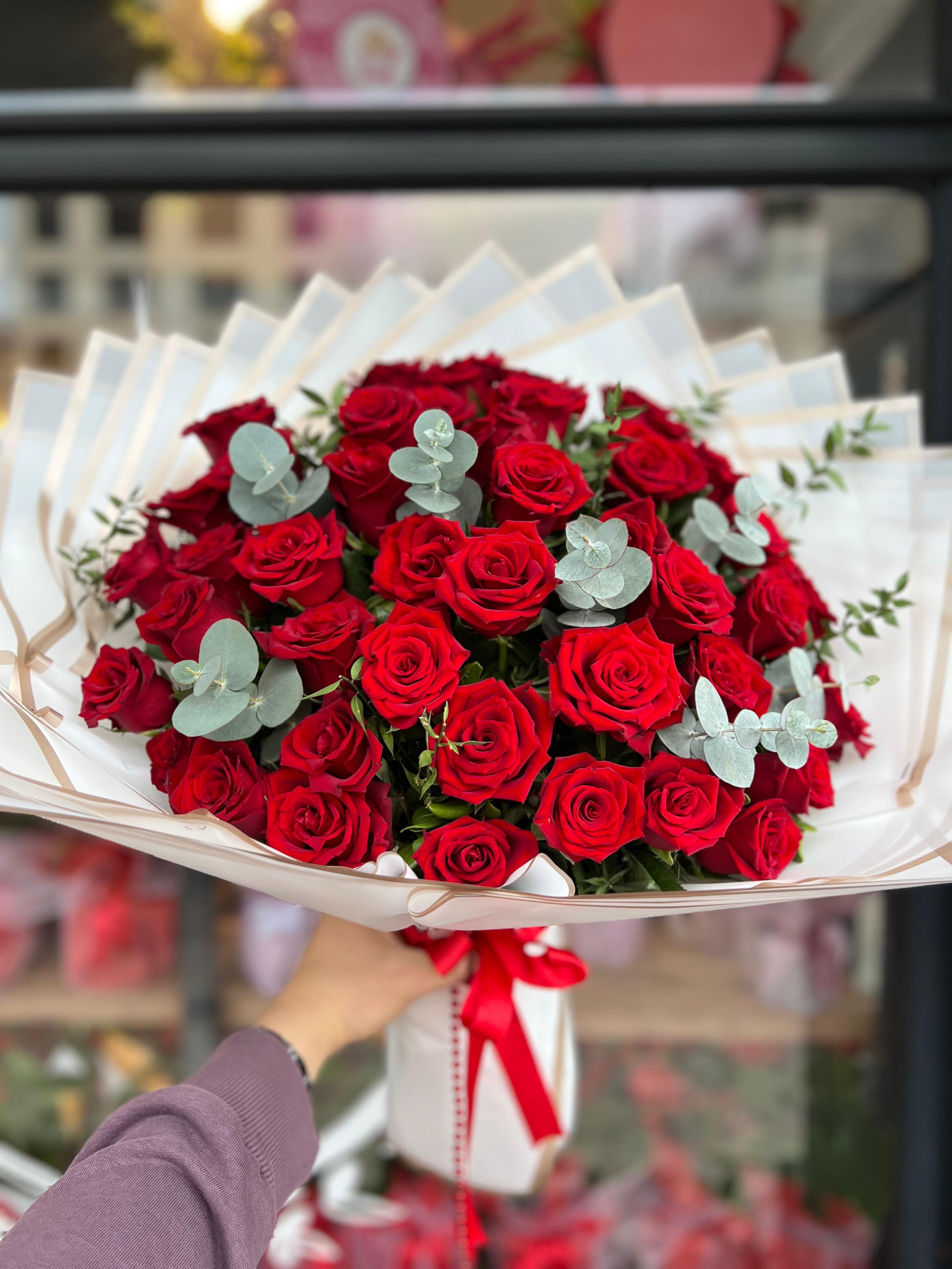 Canlı 50 Gül Buket